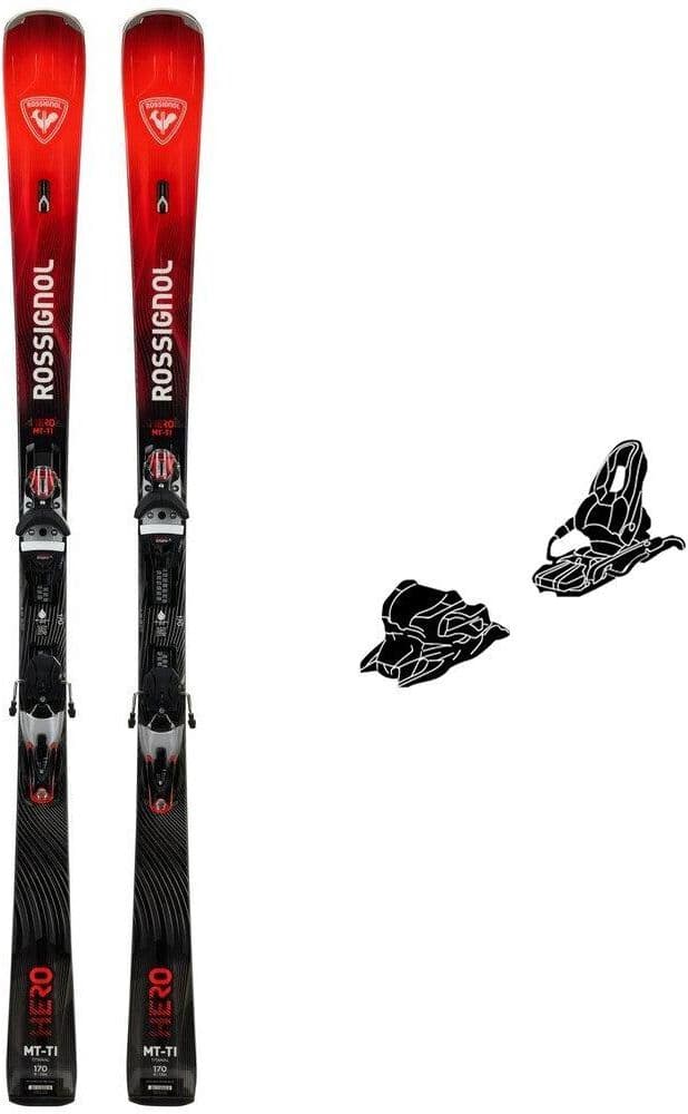 Rossignol  - Pack Ski Hero Mt Ti C.a.m. Konect - 162 + Nx 12 Konect Gw B80 Silver Red - Ski