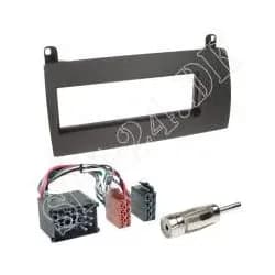 Autoradio 1-DIN Einbaurahmen Radioblende+Adapterkabel Einbauset für Rover 75(...
