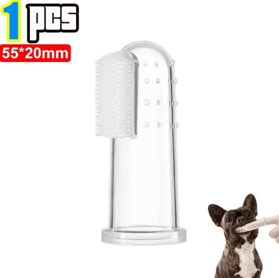 Inspire Curations Silicone Pet Finger Toothbrush For Dogs And Cats 1pcs no Box