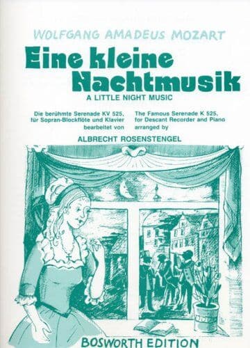 Wolfgang Amadeus Mozart - Eine Kleine Nachtmusik: Eine berühmte Serenade KV 525 für Sopran-Blockflöte und Klavier - Preis vom 01.10.2026 17:08:56 h