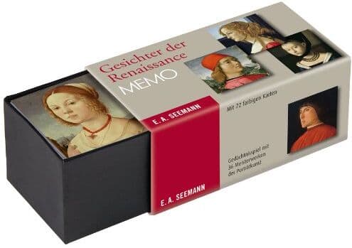NN - Gesichter der Renaissance. Memo: Gedächtnisspiel mit 36 Meisterwerken der Porträtkunst - Preis vom 05.10.2026 03:47:11 h