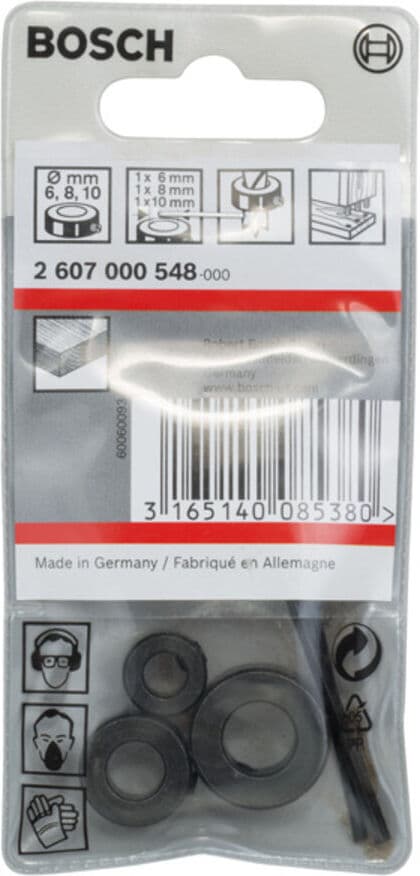 Bosch Tiefenstopp-Set 3-teilig 6, 8 10 mm (2607000548)