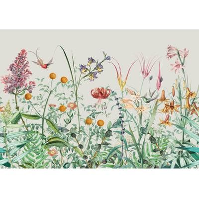 Fototapete SUPERFRESCO EASY "Botanischer Garten", bunt (mehrfarbig), B:4m L:2,8m, Vlies, Tapeten, Mehrfarbig - 280cmx400cm