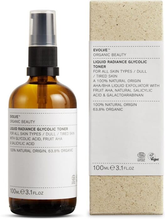 Evolve Organic Beauty Evolve Beauty Liquid Radiance Glycolic Toner 100ml