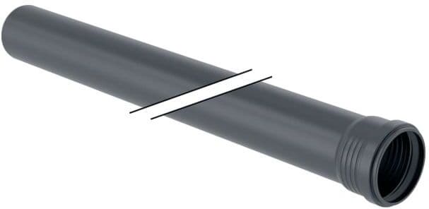 Geberit Silent Pro Rohr 393301141 DN 70, 250 mm, mit Muffe