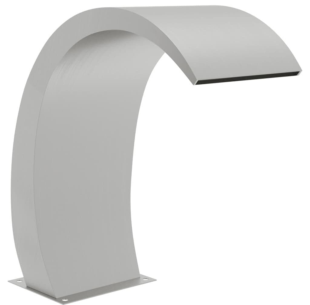 vidaXL Fontaine de piscine avec LED 22x60x70 cm Acier inoxydable 304