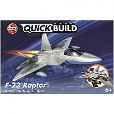 Airfix - Quickbuild - F22 Raptor - 27 Teile 306386
