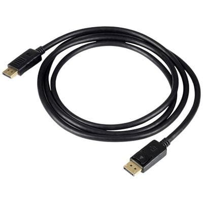 Akyga Anschlusskabel DisplayPort Stecker 1.8m Schwarz AK-AV-10 DisplayPort-Kabel