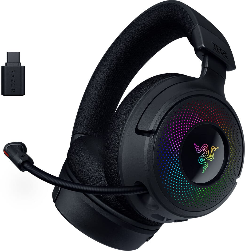 Razer Kraken V4 Trådløs Gaming Headset - Svart (Refurbished)