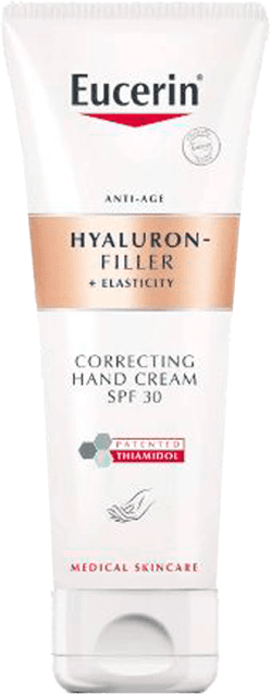 Eucerin Hyaluron-Filler + Elasticity Creme de Mãos Corretor Manchas de Idade FPS30 75ml