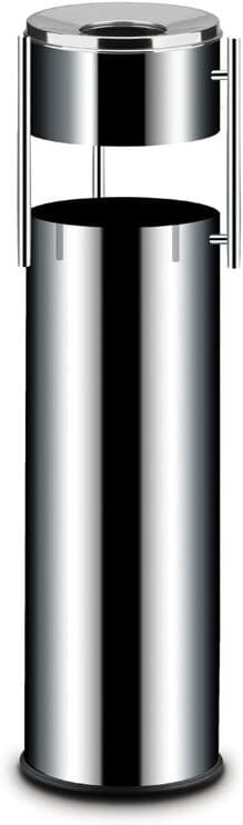 Alda Odpadkový koš s popelníkem, 760 x 200 x 200 mm, nerez matný