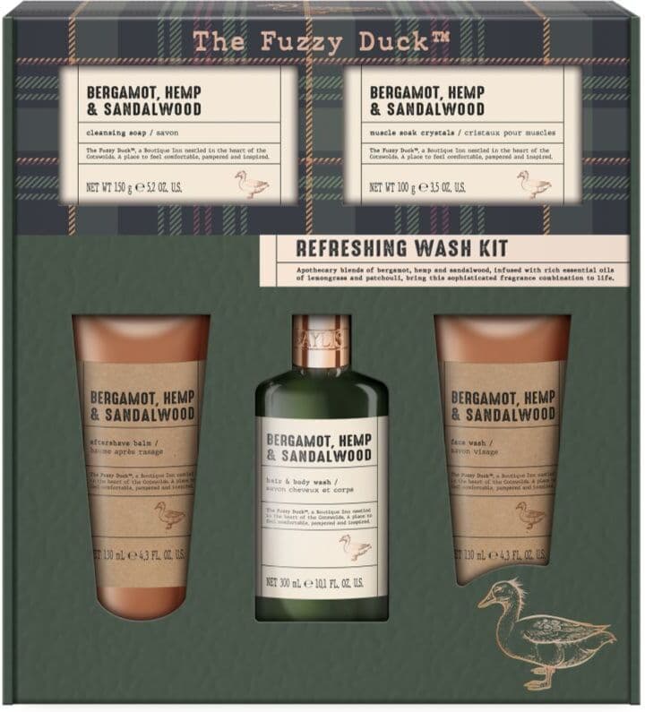 Baylis & Harding The Fuzzy Duck Bergamot, Hemp & Sandalwood coffret cadeau pour homme