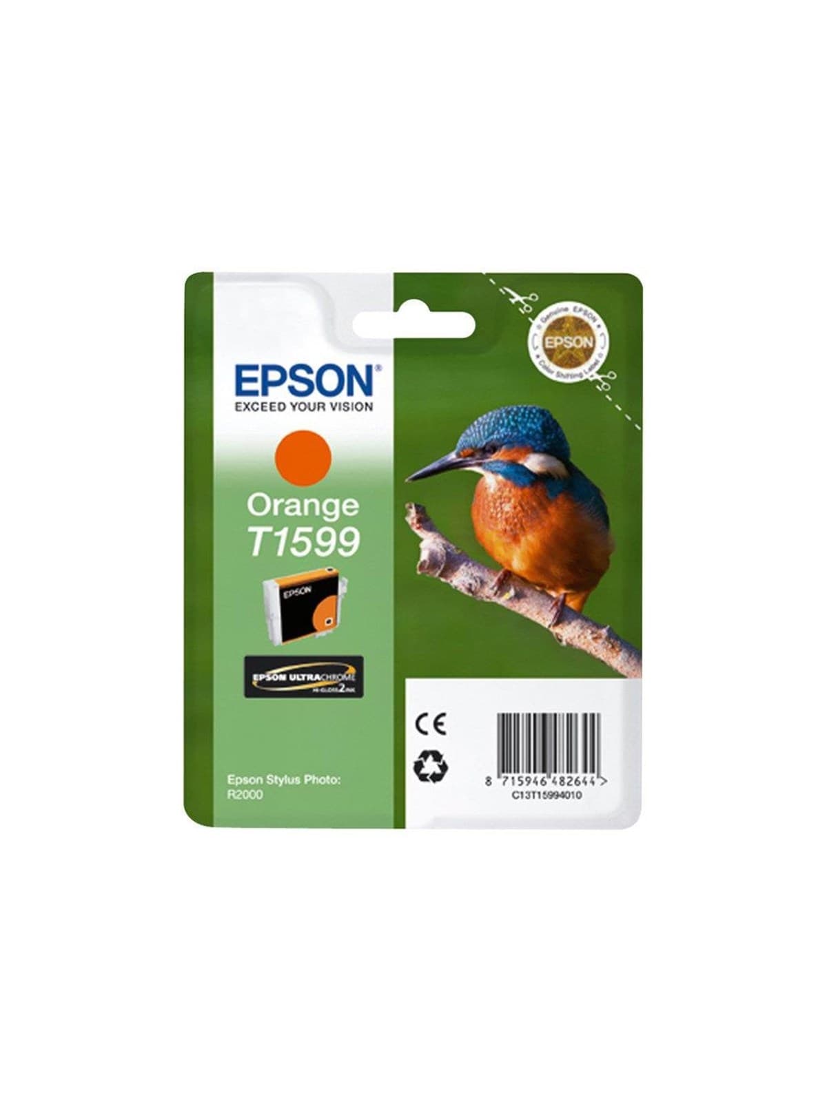 Epson T1599 Ink Cartridge - Orange - Tintenpatrone Orange