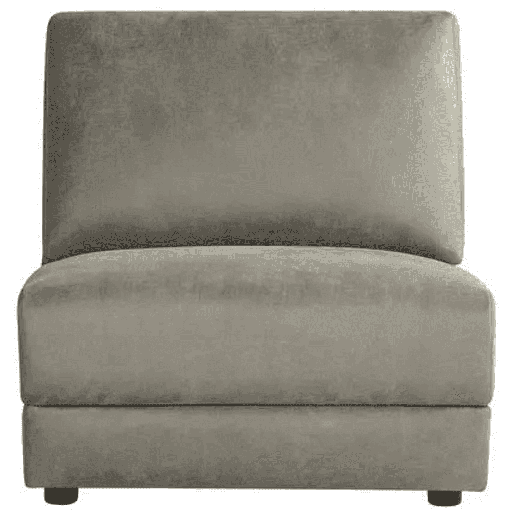 Trend Collection - Tivoli 1,5 Seat No Arms Taupe Microsuede