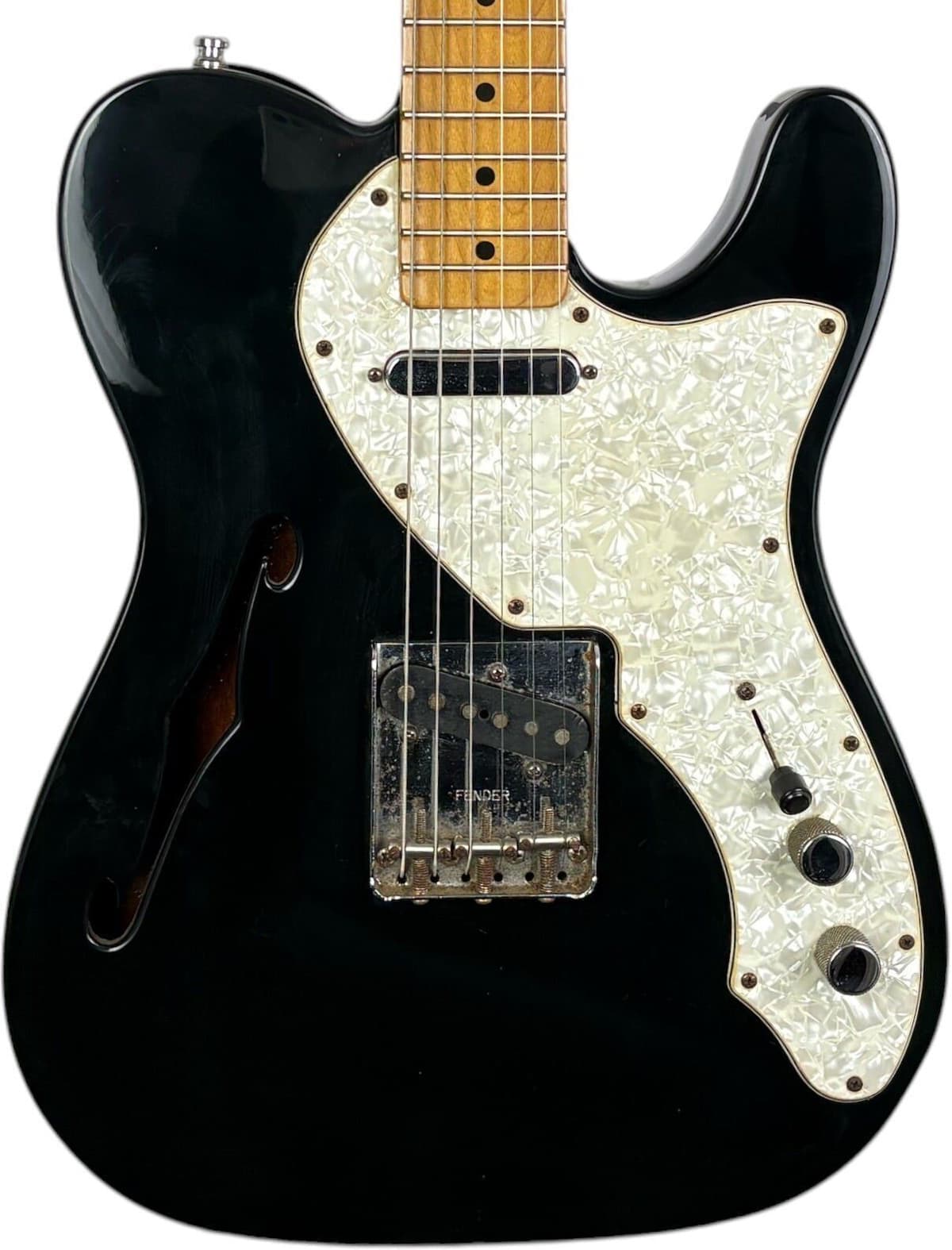 Fender Classic Series 69 Reissue Telecaster Thinline 2002 - Czarny   czarny - Refurbished