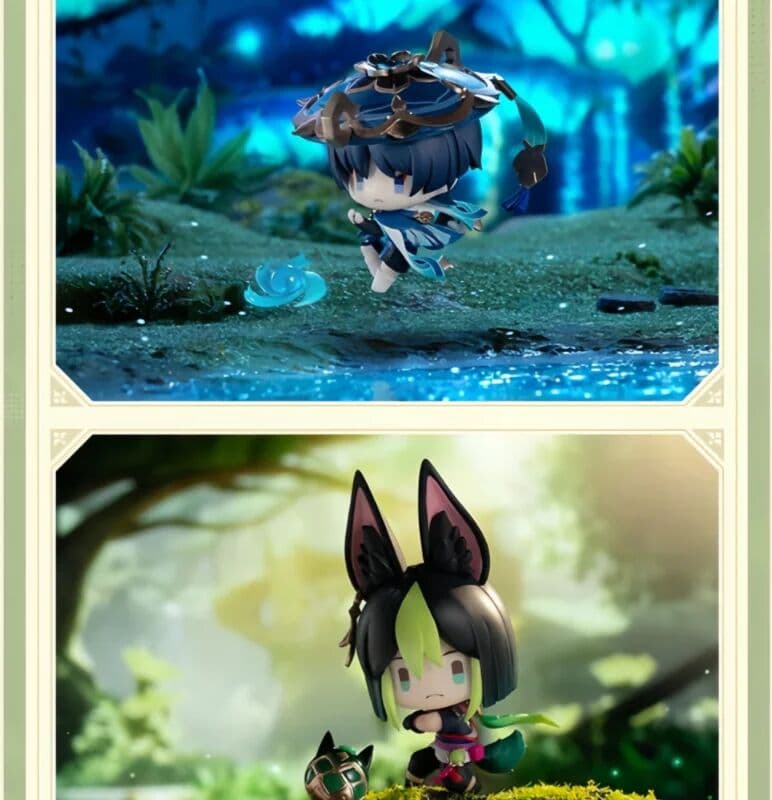MiHoYo Original  Genshin Impact Battlefield Elegance Sumeru Chapter Blind Box Surprise Toys Wanderer Alhaitham Kaveh Ornament Gift