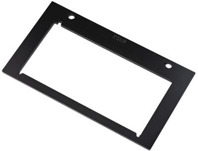 Magma Groove Terminal Faceplate Four nero