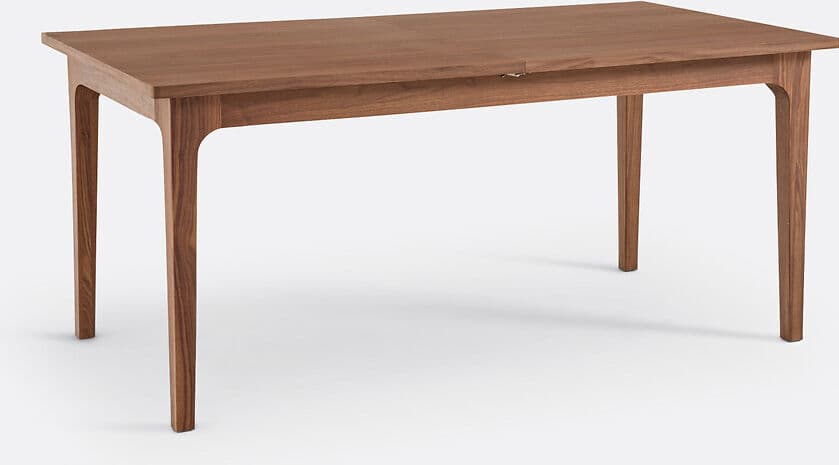 LA REDOUTE INTERIEURS Table à manger extensible plaqué noyer 6 à 10 personnes allonge intégrée VINTELE