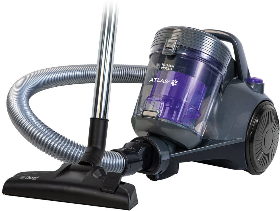 Russell Hobbs RHCV3601 Atlas2 Pet Cylinder Vacuum Purple;Grey 3.8kg
