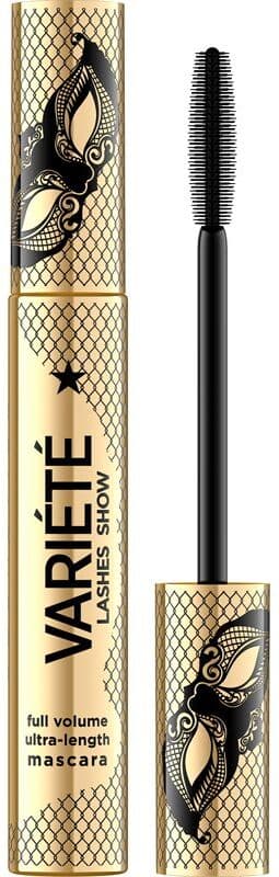 Eveline Cosmetics Variété Lashes Show μάσκαρα για επιμήκυνση, περιστροφή και όγκο 10 ml