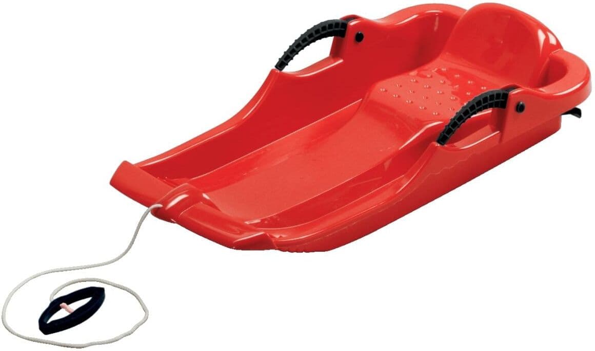 Weitere Kunststoff Bob Alpen Spider 80x42x16 cm rot mit Bremsen