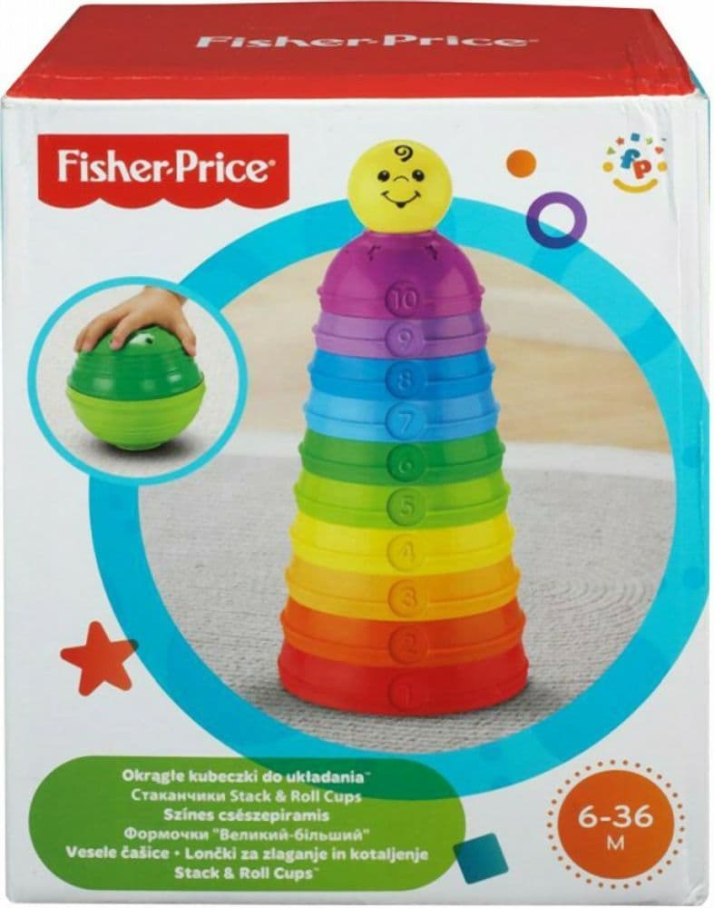 Fisher-Price Basics Stack and Roll Up Cups (W4472)