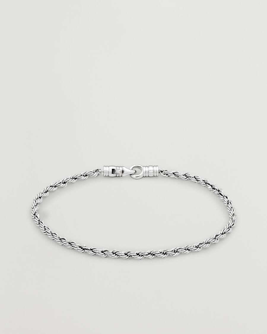 Tom Wood Rope Bracelet Silver