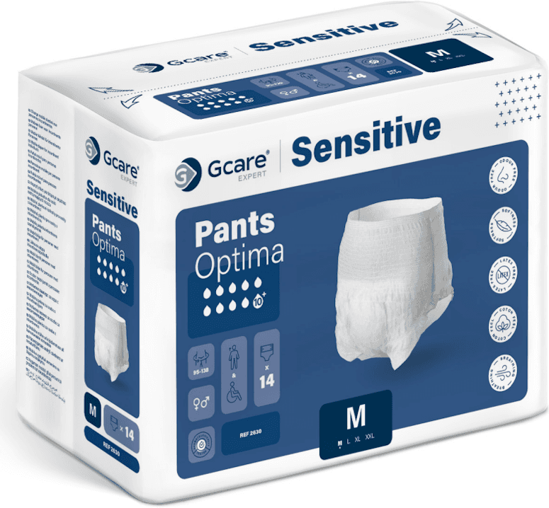 Gcare Expert Pants Optima Medium - 12 paquets de 14 protections