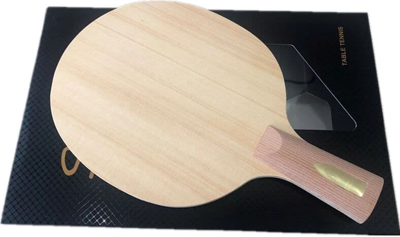 Stuor BLUE Carbon Hinoki Table Tennis Blade Hinoki Wood Ping Pong Racket 7 Layers With Fiber Carbon Fast Attack FL ST CS