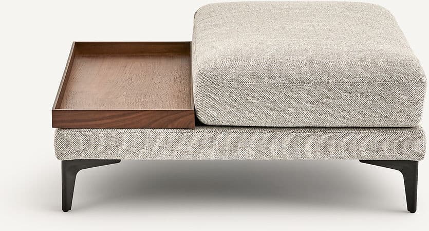 EMMANUEL GALLINA X AM.PM Repose-pieds avec plateau, mélange texturé, MODERNISTE