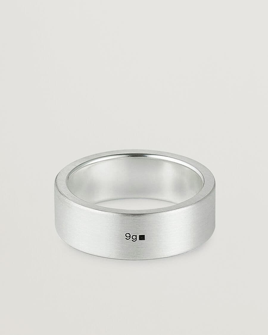 LE GRAMME Ribbon Brushed Ring Sterling Silver men L/60 Sølv