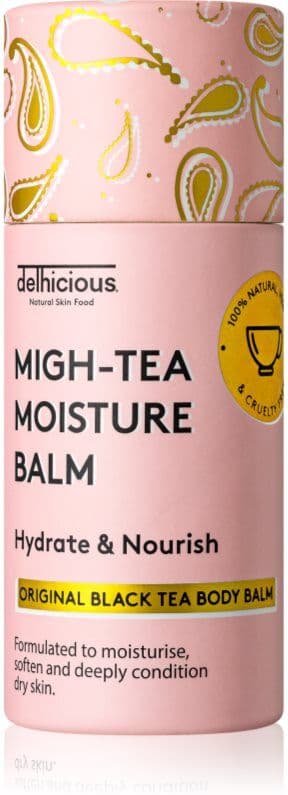 delhicious MIGH-TEA MOISTURE BALM baume corps hydratation intense pour peaux sèches et sensibles 70 g