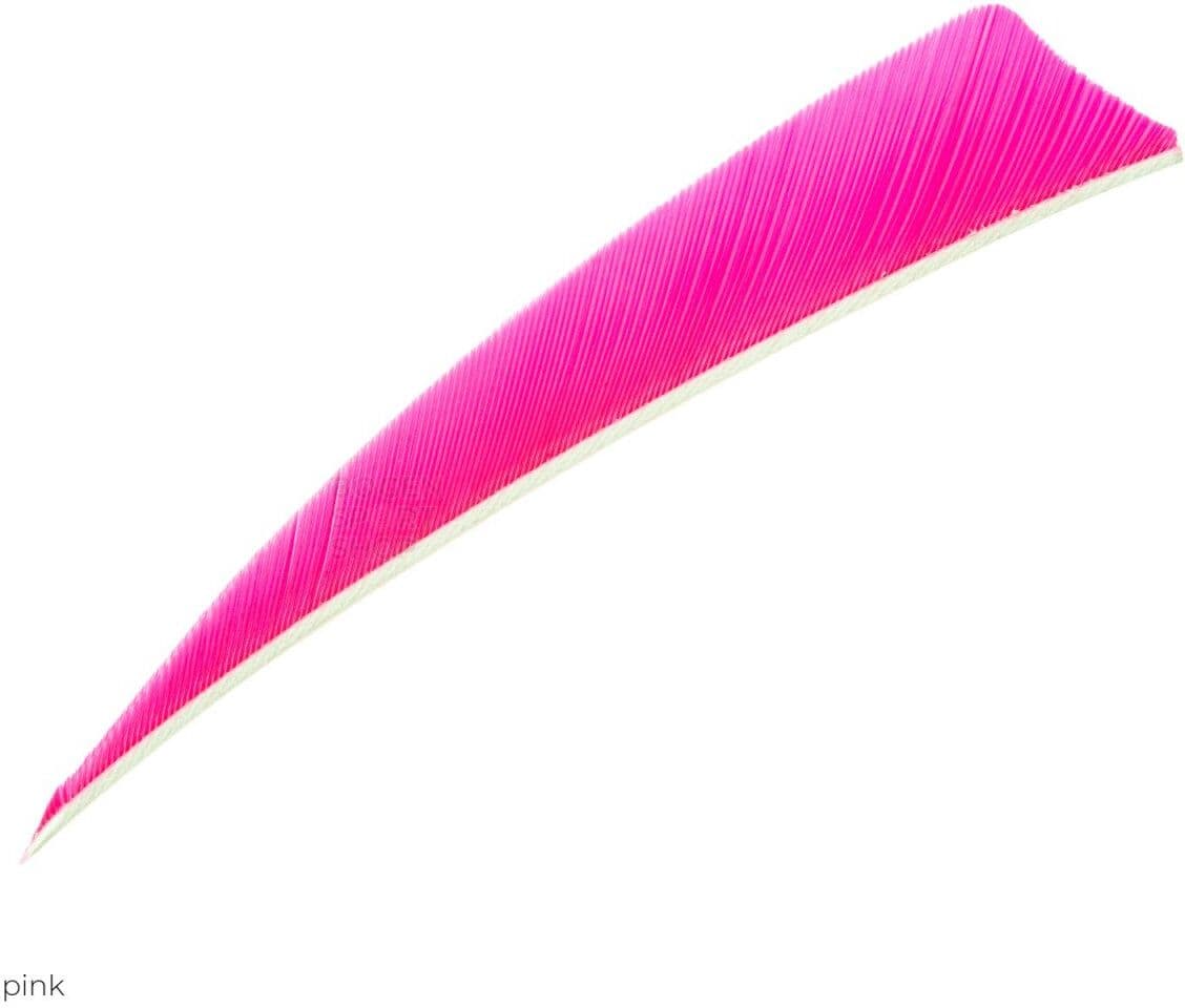 Trueflight Feathers 5" LW Shield Cut 12st (Färg: Rosa)