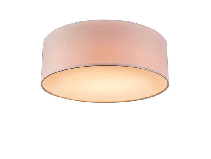 Plafondlamp roze 30 cm incl. LED - Drum LED