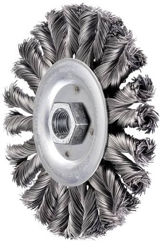 PFERD TOOLS POS COMBITWIST Rundbürste gezopft RBG HD Ø 125x12mm M14 Stahl-Draht-Ø 0,50mm Winkelschleifer POS RBG 12512/M14 CT ST