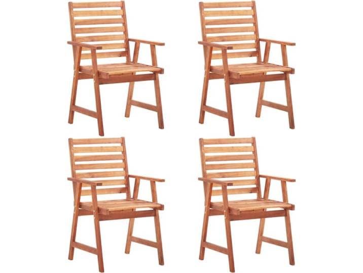 vidaXL - Tuinstoelen - 4 - st - massief - acaciahout