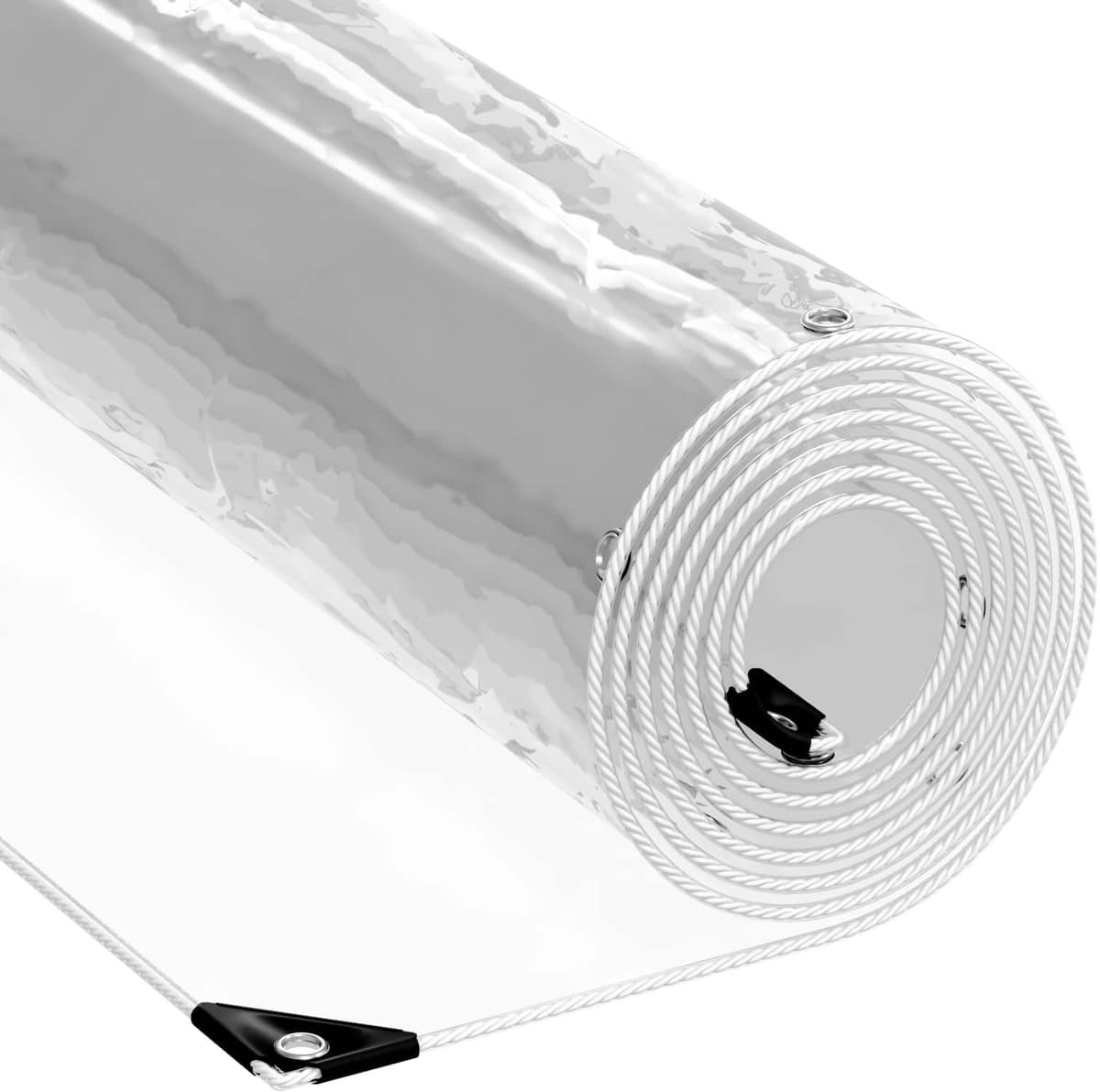 vidaXL Couverture pour plantes 4 x 4 m PVC Transparent