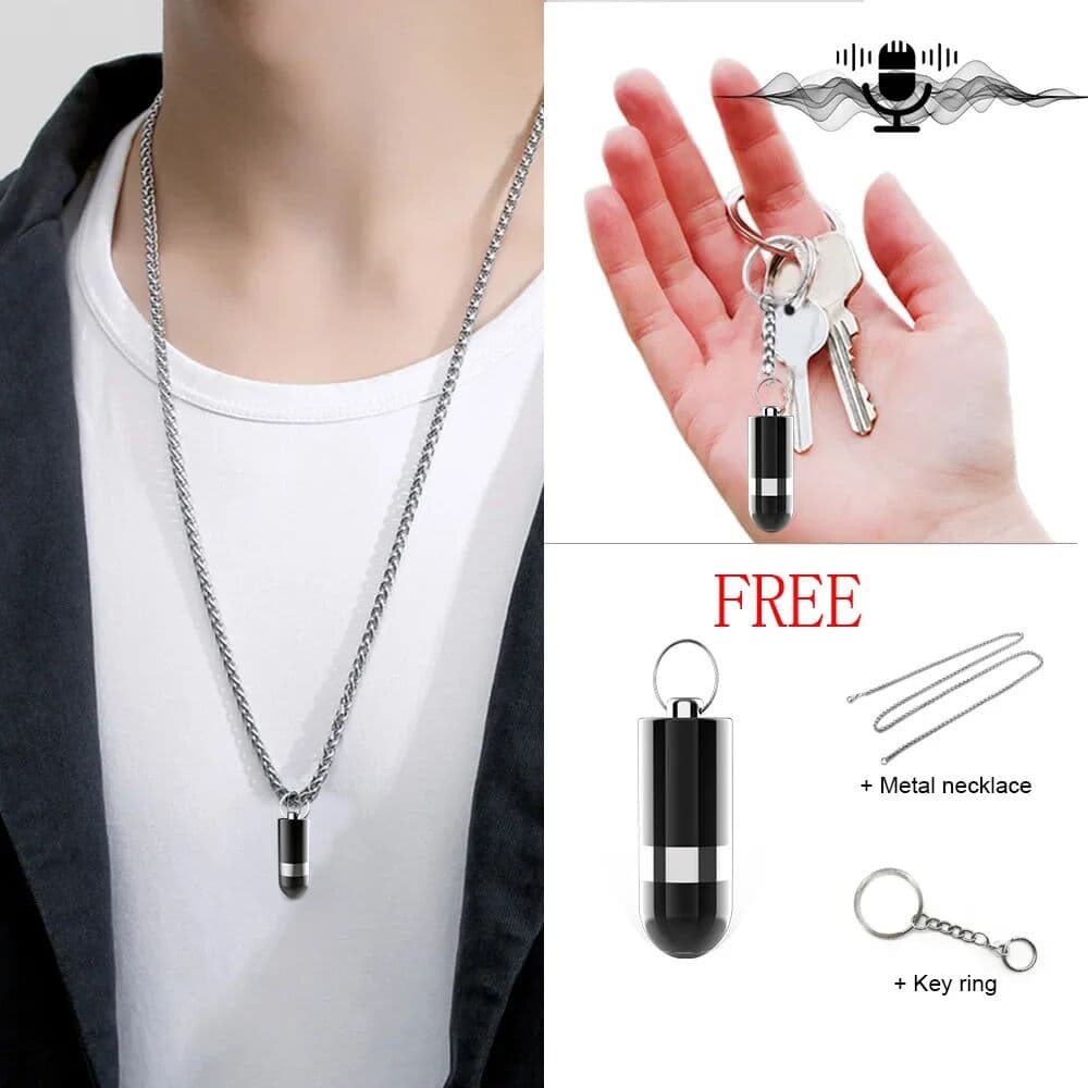 XIXI SPY Mini Voice Recorder Digital Recording Device Sound Professional Dictaphone Audio Micro Recorder Device Small Player Flash Drive