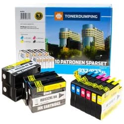 10 XL-Patronen ersetzen 4x HP 932XL, 6x HP 933XL