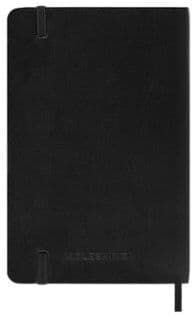 agenda 2027 semanal horizontal pocket tapa blanda negra moleskine