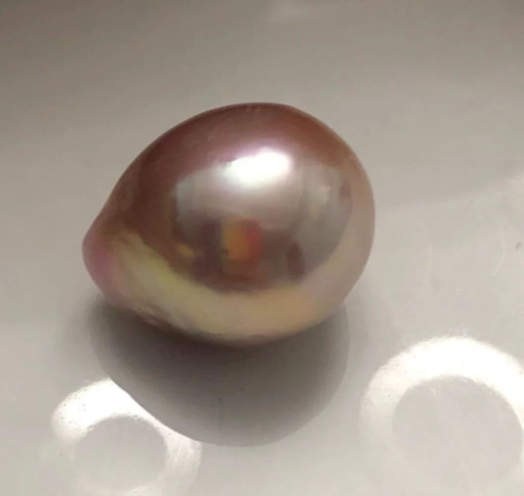 abay Gorgeous 11-13mm South Sea Oinkr Baroque Loose Pearl Half Drill