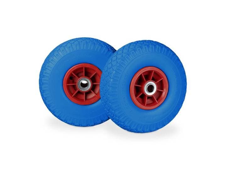 Relaxdays Sackkarrenrad PU 3.00-4 2er Set