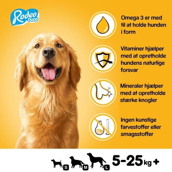 Pedigree Rodeo Tyggestænger, Okse, 7 Stk.