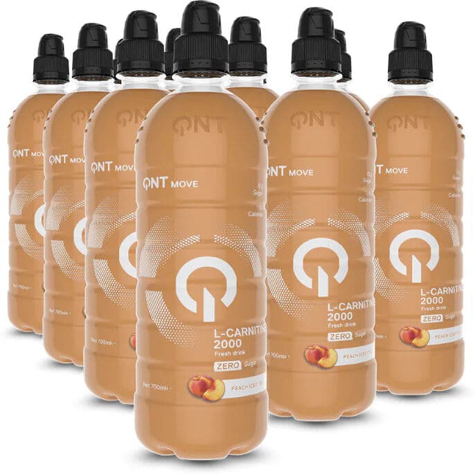 QNT L-Carnitine Drink, 12x700 Ml, Peach Ice Tea