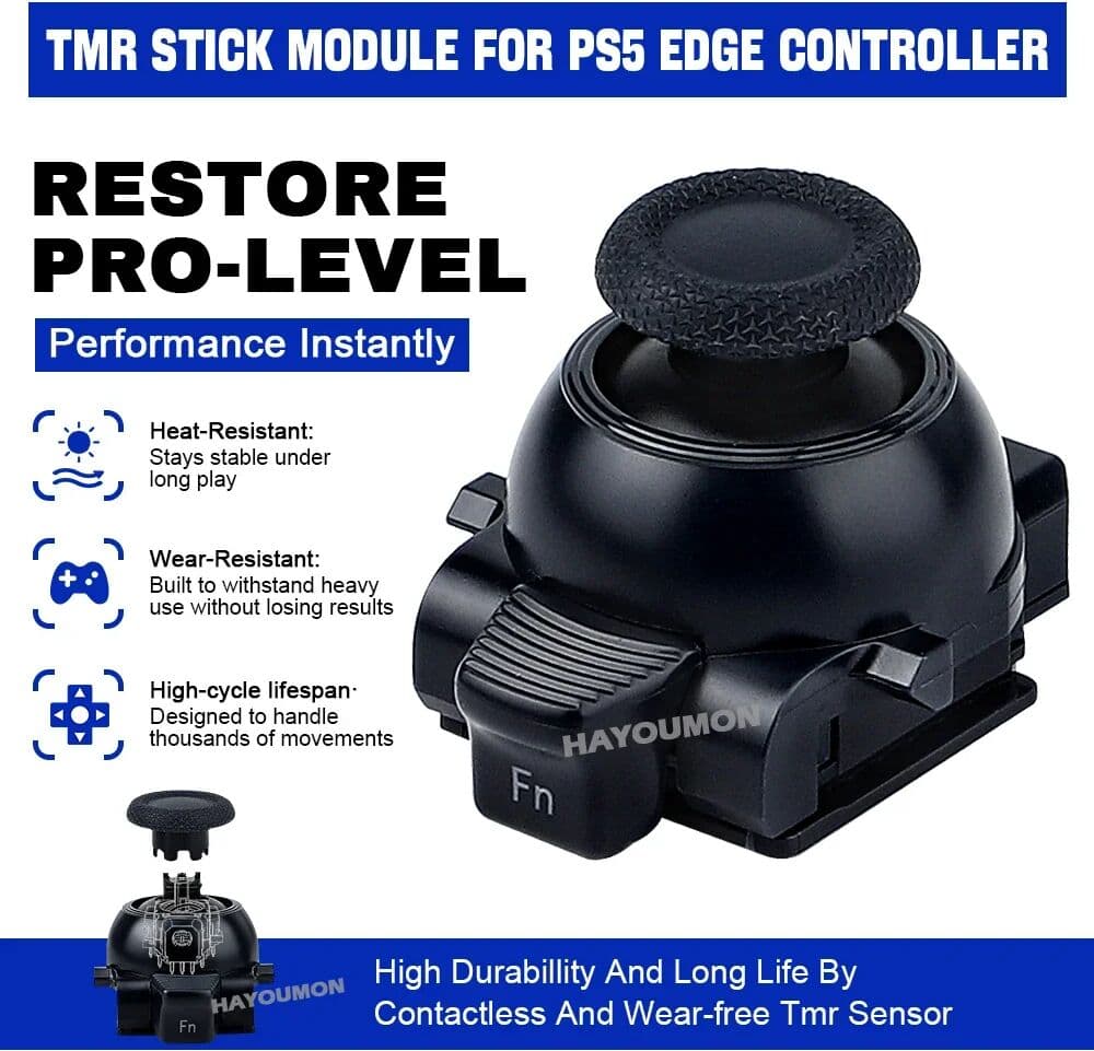 mbchips mc 1PCS 2PCS TMR Stick Module Replacement for PS5 Edge Controller Thumbstick Analog Joystick For PS5 DSE Edge TMR Stick Module