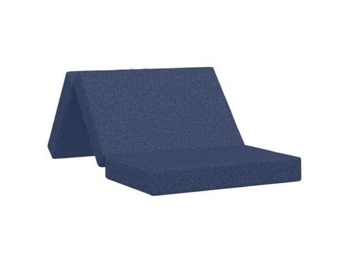 Klappbares Schlafsofa, 100 x 67 x 45 cm, Blau Weiches Polyestergewebe, leichte Schaumstoffpolsterung, maschinenwaschbarer Reißverschluss, verstellbarer Mechanismus