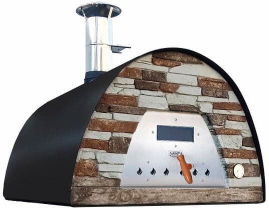 My-Barbecue Forno a Lenha Maximus Pro - 100 cm / Amarelo / Tijolo Vermelho