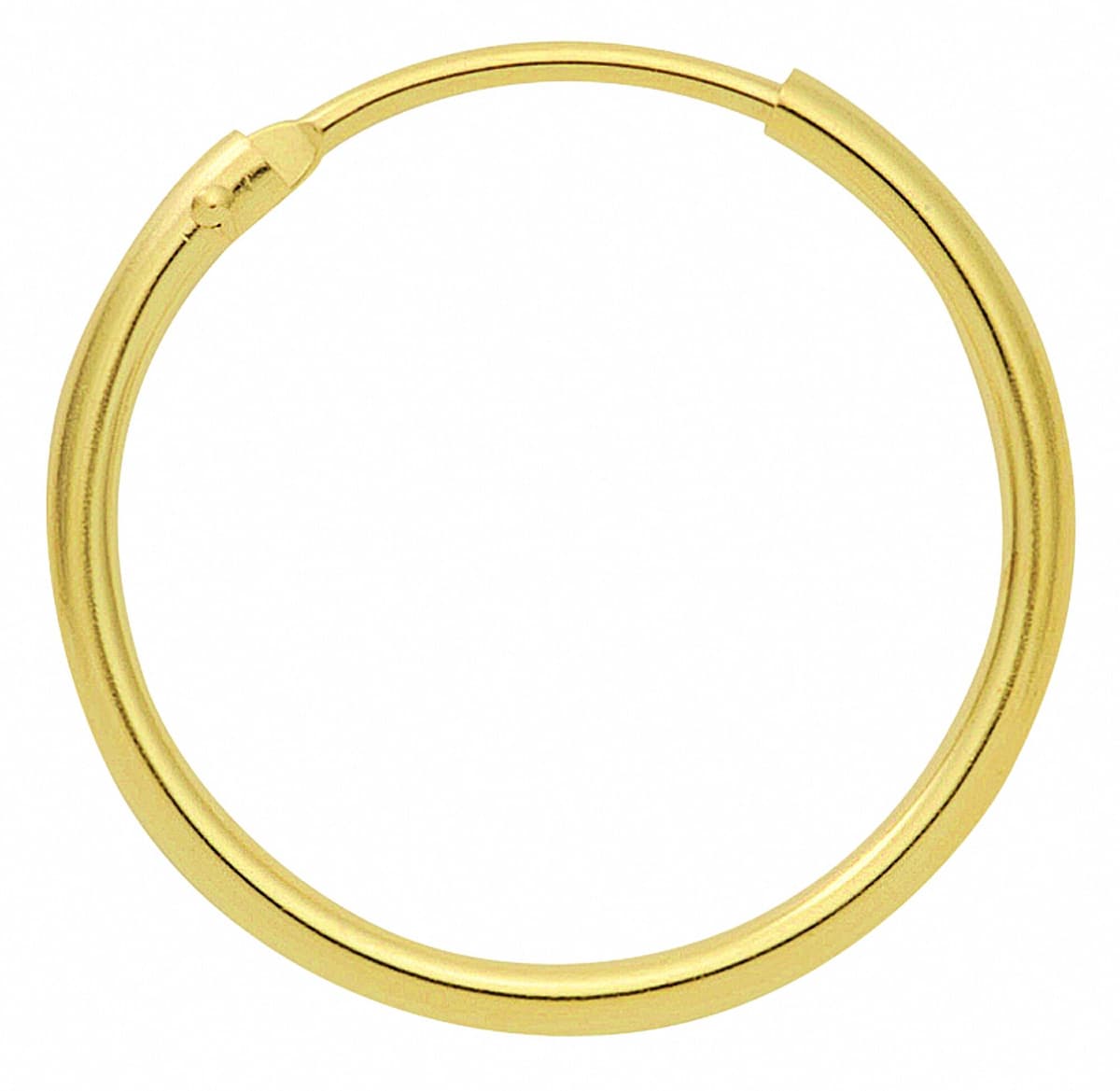 Paar Creolen ADELIA´S "Damen Goldschmuck 1 Paar 333 Gold Ohrringe / Creolen Ø 32 mm", gold, Ohrringe, Damen, Damen, Gold, 333 Gold Goldschmuck für Damen