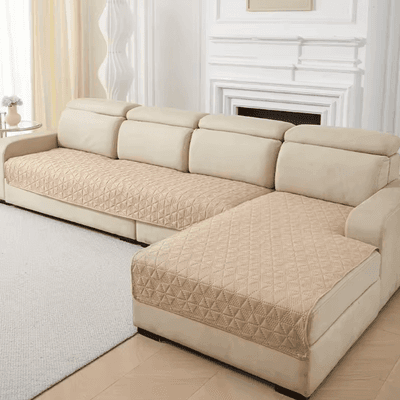 Uplift Curations PetGuard Waterproof Quilted Couch Cover For Dogs & Cats Sofa Protector khaki 35.4 82.7 Inches