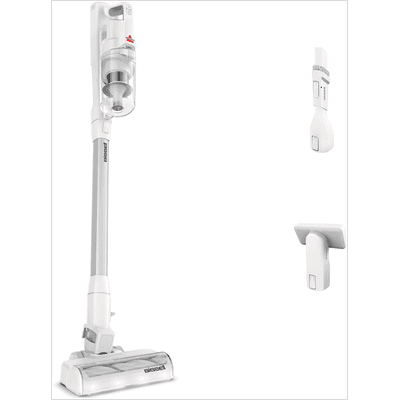 BISSELL Akku-Stielstaubsauger "BISSELL PowerClean", weiß (weiß, grau), B:27cm H:116cm T:20cm, Akkusauger